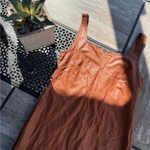 Caramel Brown Dress 🤍